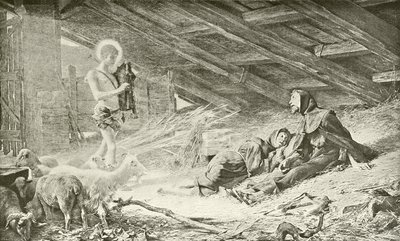 La visión de San Francisco (grabado) de Theobald Chartran
