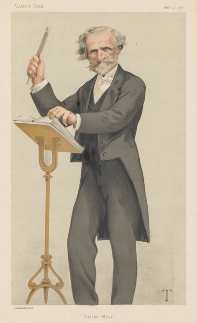 Vanity Fair: "Música italiana" de Theobald Chartran