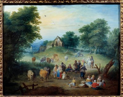 Escena campestre de Theobald Michau