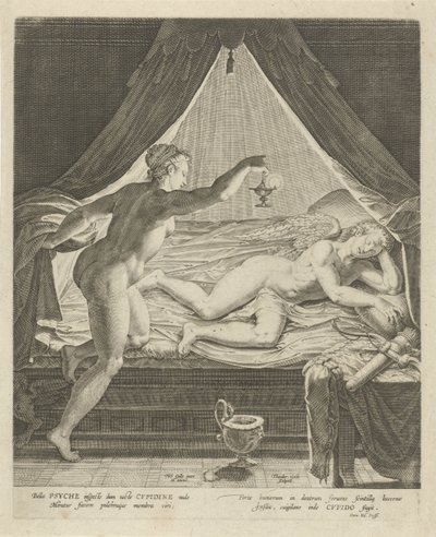 Amor y Psique de Theodoor Galle