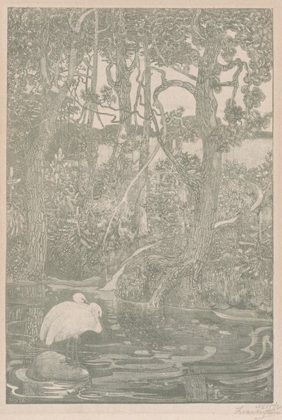 Idilio del bosque de Theodoor van Hoijtema