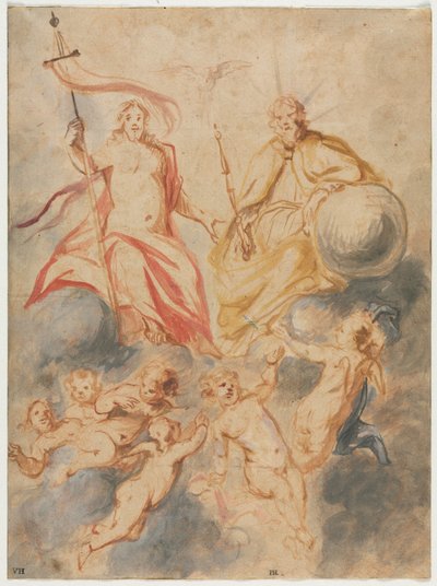 Santísima Trinidad, c. 1647 de Theodoor van Thulden