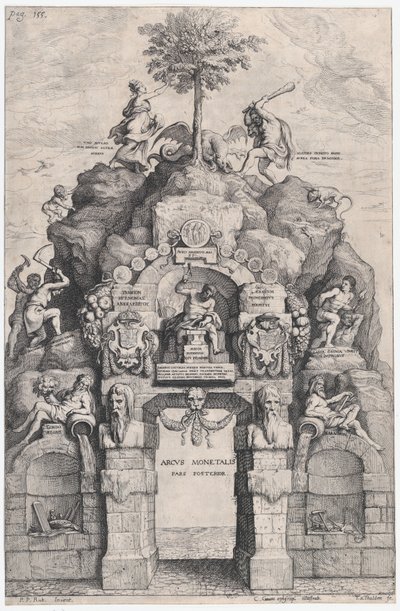 Pompa Introitus...Ferdinand, Austriaci. Amberes, 1635 de Theodoor van Thulden