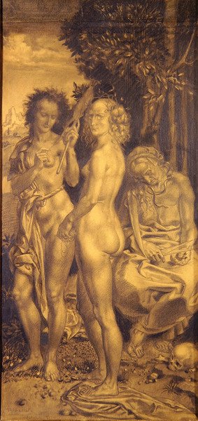 Las tres edades de la vida - panel derecho de Theodor Baierl