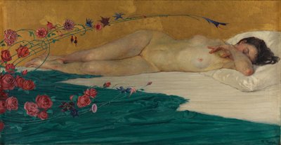 El sueño (óleo sobre lienzo) de Theodor Funck