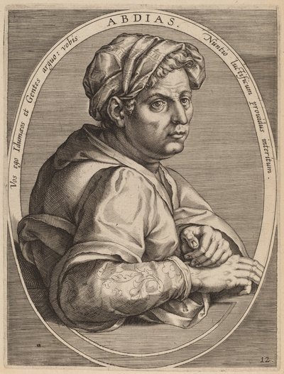Abdías de Theodor Galle after Jan van der Straet