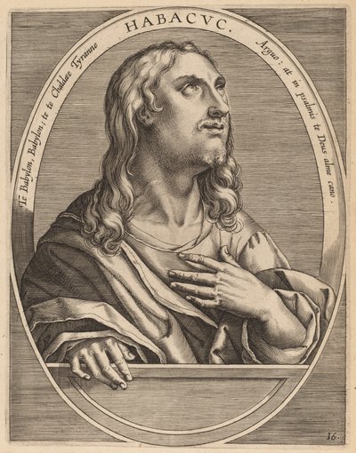 Habacuc de Theodor Galle after Jan van der Straet