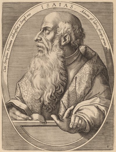 Isaías de Theodor Galle after Jan van der Straet