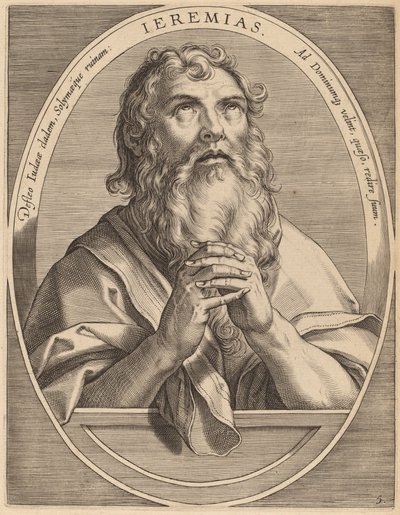 Jeremías de Theodor Galle after Jan van der Straet