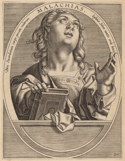 Malaquías de Theodor Galle after Jan van der Straet