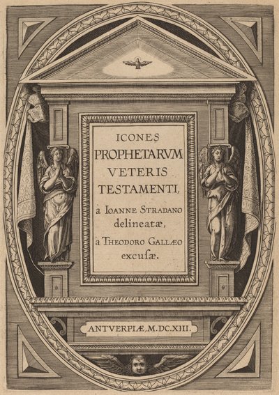 Página de título de Theodor Galle after Jan van der Straet
