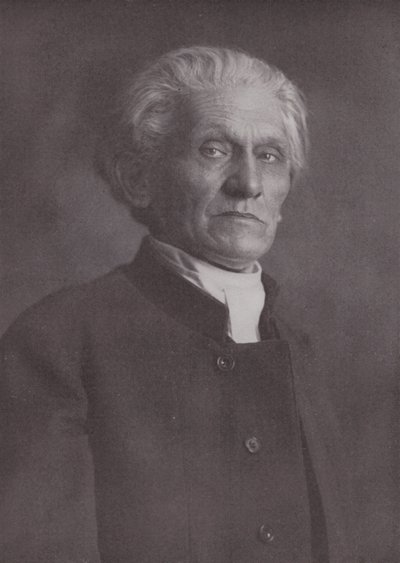 Stefan George, poeta simbolista alemán (foto b/n) de Theodor Hilsdorf
