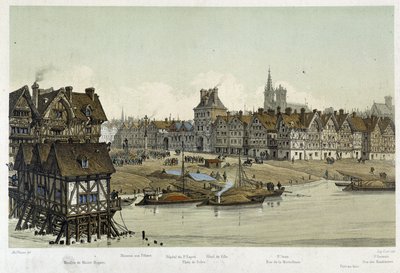 Vista del Hotel de Ville de París de Theodor Josef Hubert Hoffbauer
