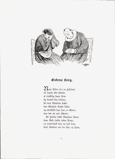 Ilustración del libro Historier de Munthe, Peter y publicado por Dybwad (no, 1896) de Theodor Kittelsen