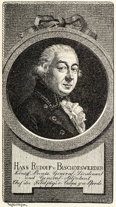 Johann Hans Rudolf von Bischoffwerder 1741-1803 de Theodor Knesing
