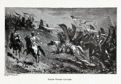 Caballería alada polaca, 1882 de Theodor Knesing