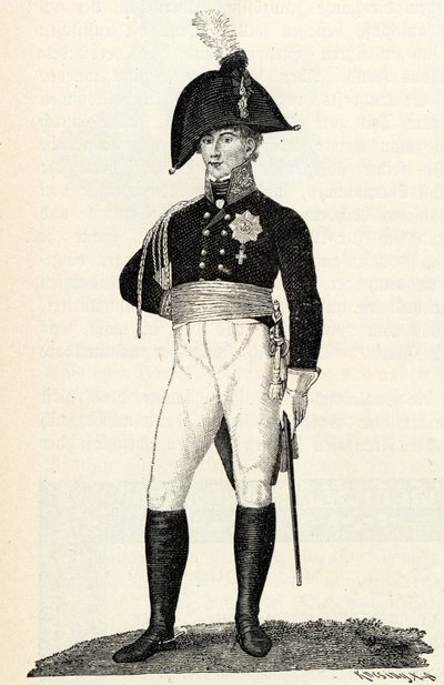 Príncipe Luis Fernando de Prusia 1772-1806 de Theodor Knesing