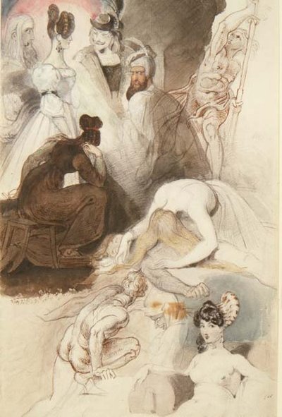 Estudios de figuras de Theodor M. von Holst
