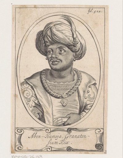 Retrato de Aben Humeya, Rey de Granada de Theodor Matham
