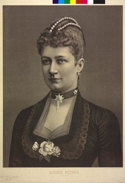 Auguste Victoria Emperatriz alemana de Theodor Mayerhofer