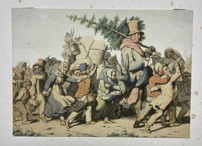 San Nicolás rodeado de niños de Theodor Mintrop