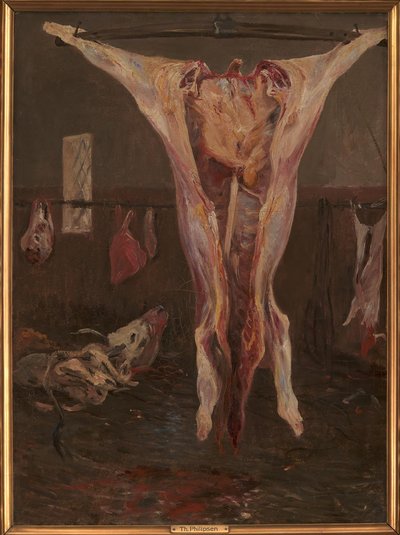 Un buey sacrificado, Roma de Theodor Philipsen