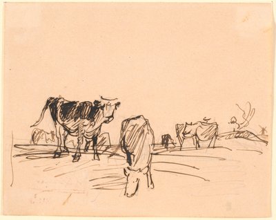 Vacas en un campo de Theodor Philipsen