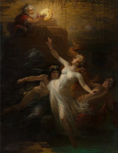El oro del Rin Das Rheingold, 1875 de Theodor Pixis
