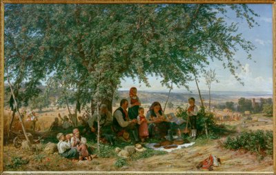 Oración del mediodía durante la cosecha de Theodor Schütz