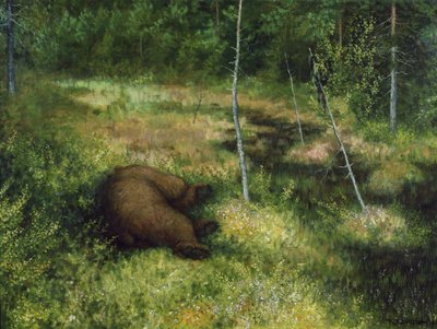 desnudo portador de Theodor Kittelsen