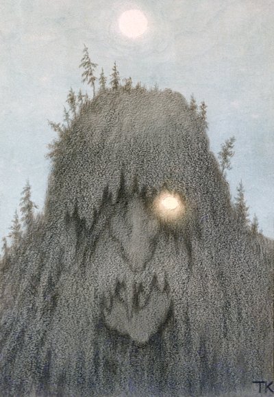 Trol del bosque de Theodor Kittelsen