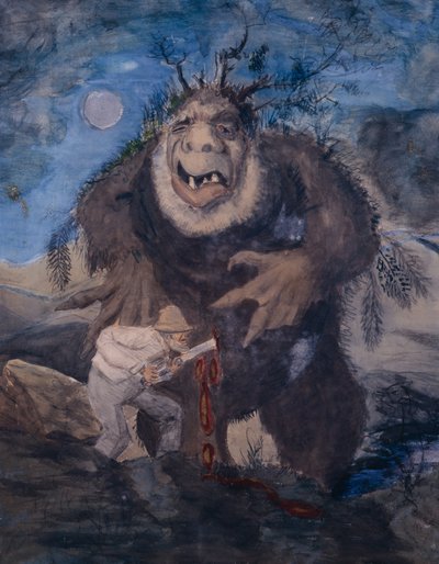 Trol del bosque de Theodor Severin Kittelsen
