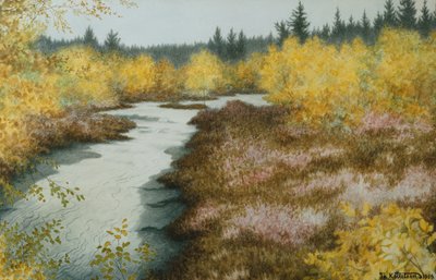 Hellebekk (corriente) de Theodor Kittelsen