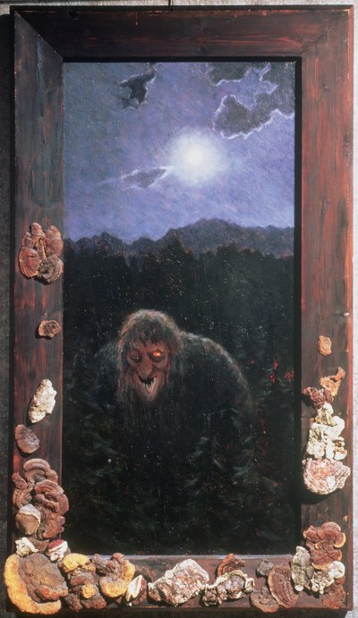 Nuestra Casa Troll (óleo sobre lienzo) de Theodor Kittelsen