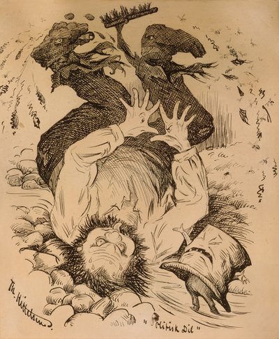 dilema politico de Theodor Kittelsen