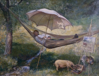 Auto retrato de Theodor Kittelsen