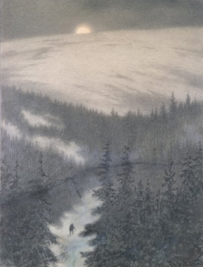 Granjera de Theodor Kittelsen