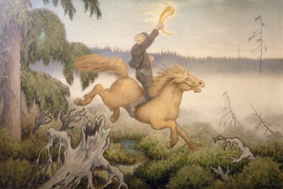 el cuerno de oro de Theodor Kittelsen