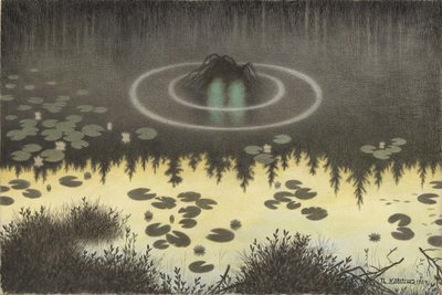 El Sprite de agua de Theodor Kittelsen
