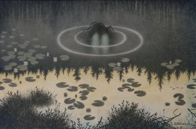 duende de agua de Theodor Kittelsen