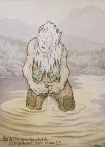 ¿Quién se ha llevado mis siete patos plateados? de Theodor Kittelsen