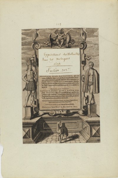 (Portada) (del libro Americae) de Theodor de Bry