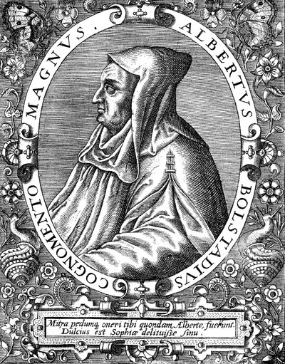 Albertus Magnus c1200-1280 fraile dominico nacido en Alemania, finales del siglo XVI de Theodor de Bry