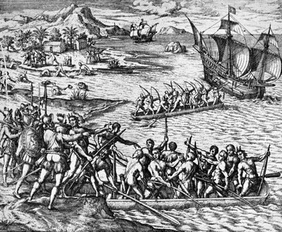 Un ataque de indios