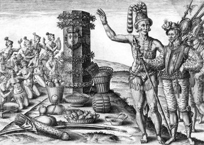 Indios de Florida de Theodor de Bry