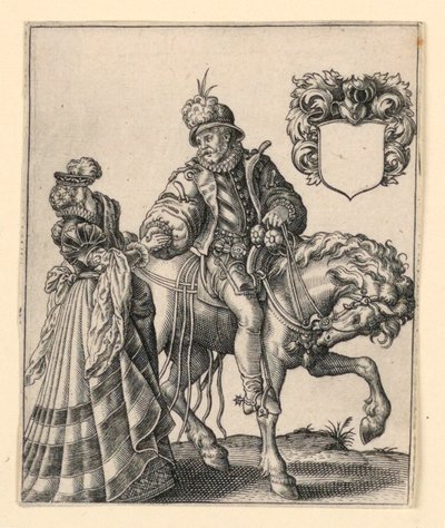 Noble y Dama de Theodor de Bry