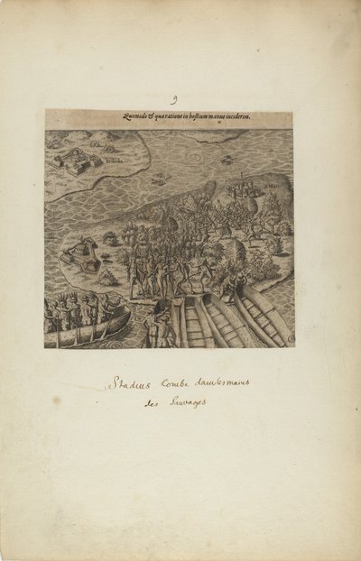 Quomodo y Qua Ratione in Hostium Manus Incidierim. (del libro, Americae, tercera parte) de Theodor de Bry