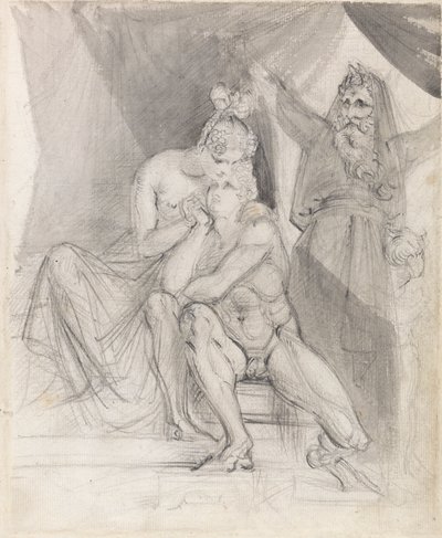 Próspero observa a Fernando y Miranda de Theodor von Holst