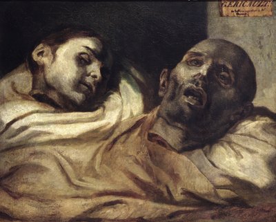 Cabezas de víctimas de la tortura (óleo sobre lienzo) de Theodore (after) Gericault