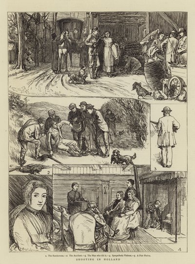 Caza en Holanda de Theodore Blake Wirgman